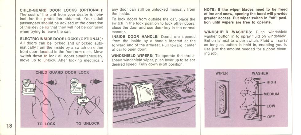 1969 Chrysler Imperial Owners Manual Page 17